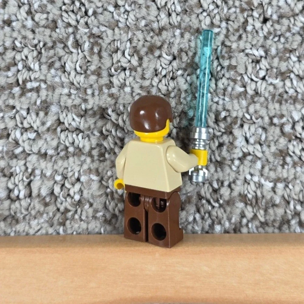 Lego Star Wars Minifigure Obi-Wan Kenobi 7203 sw0069‎ Padawan Braid